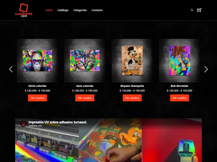 Tienda Online Cuadrarte.com